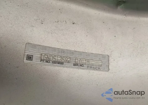 2002 Chevrolet Trailblazer Ls z USA, uszkodzony, nr VIN 1GNDS13S922410115